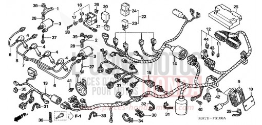 WIRE HARNESS CBR1100XX5 de 2005